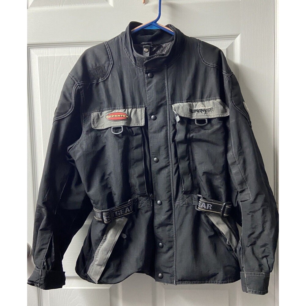 First Gear Jacket Women’s Large Black Kilimanjaro Motorcycle Hypertex